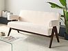 Sofa 2 Seater TAMRE Boucle Off-White/ Dark Brown