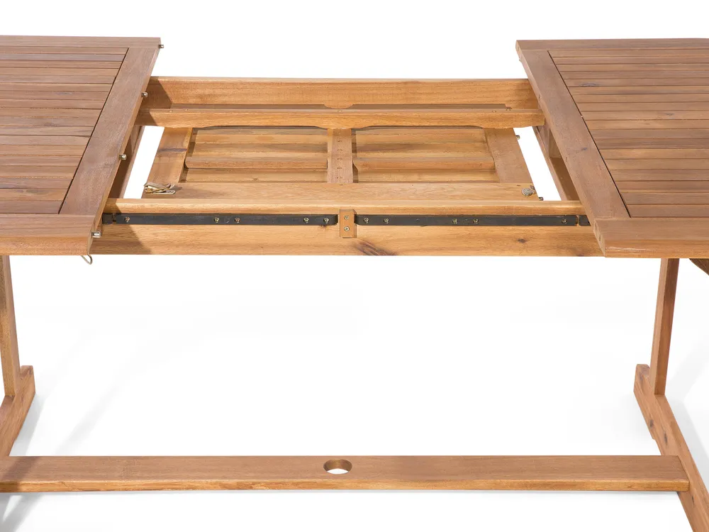 Gartenmöbel Set 8-Sitzer MAUI inkl. Kissen Akazienholz Grau_755786