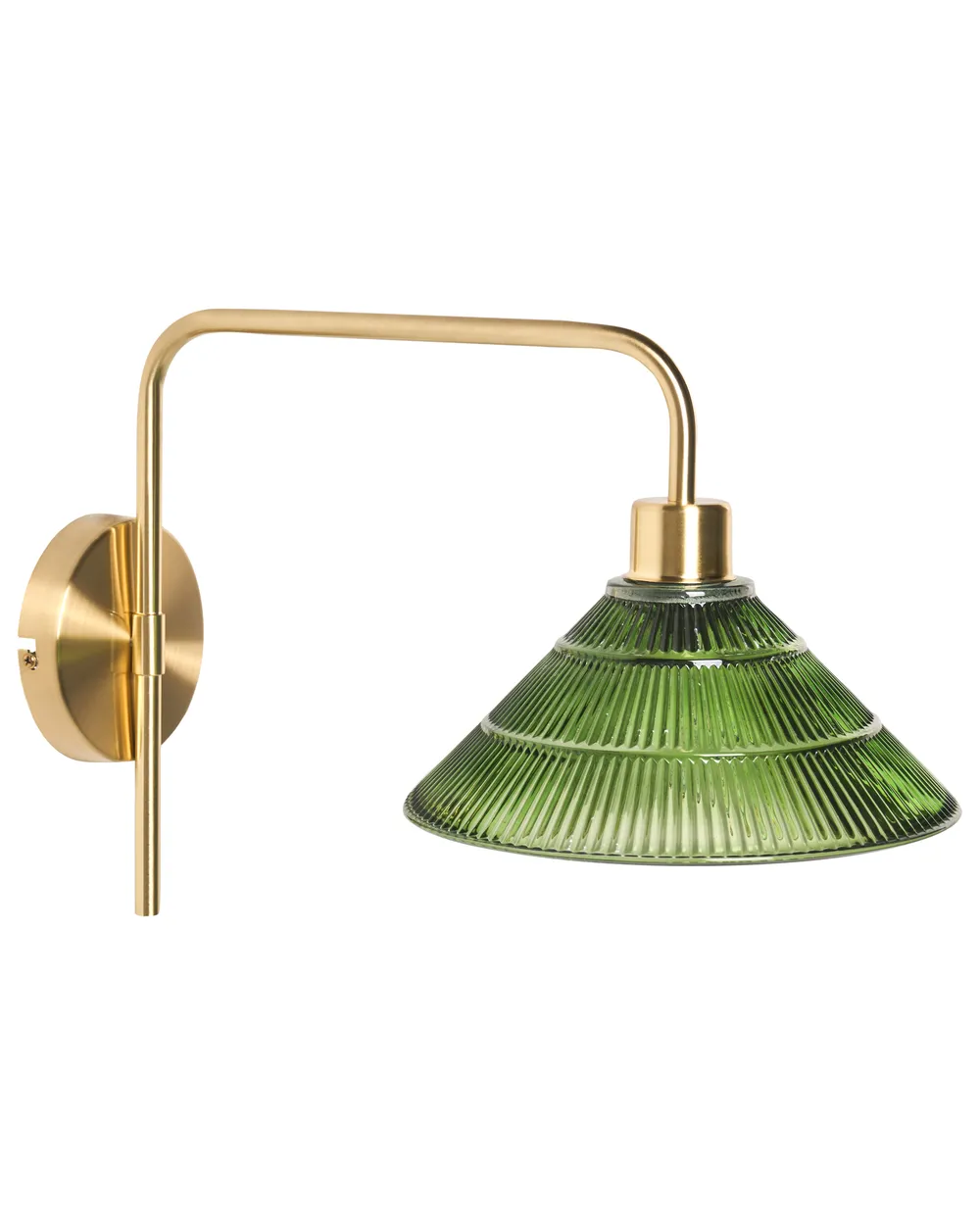 Set of 2 Wall Lamps SUMPUL Metal Gold_1037663
