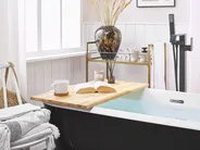 Freistehende Badewanne TESORO 170 x 77 cm Schwarz_779089