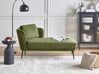 Linksseitige Chaiselongue ARTHEZE Stoff Dunkelgrün