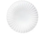 Set of 4 Dinner Plates NETTLE Stoneware White_957423