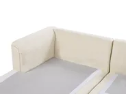 Ecksofa 4-Sitzer KOHLO Stoff Hellbeige rechtsseitig_944969