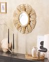 Wandspiegel PASAKU 60 cm 60 cm Rattan Naturfarben