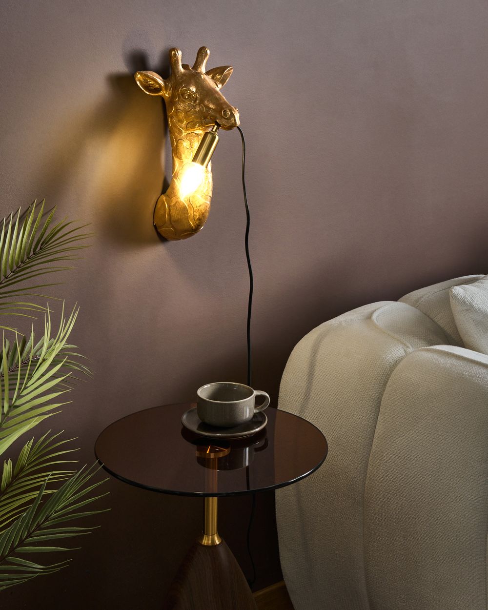 Wall Lamp Giraffe MERLIN Gold