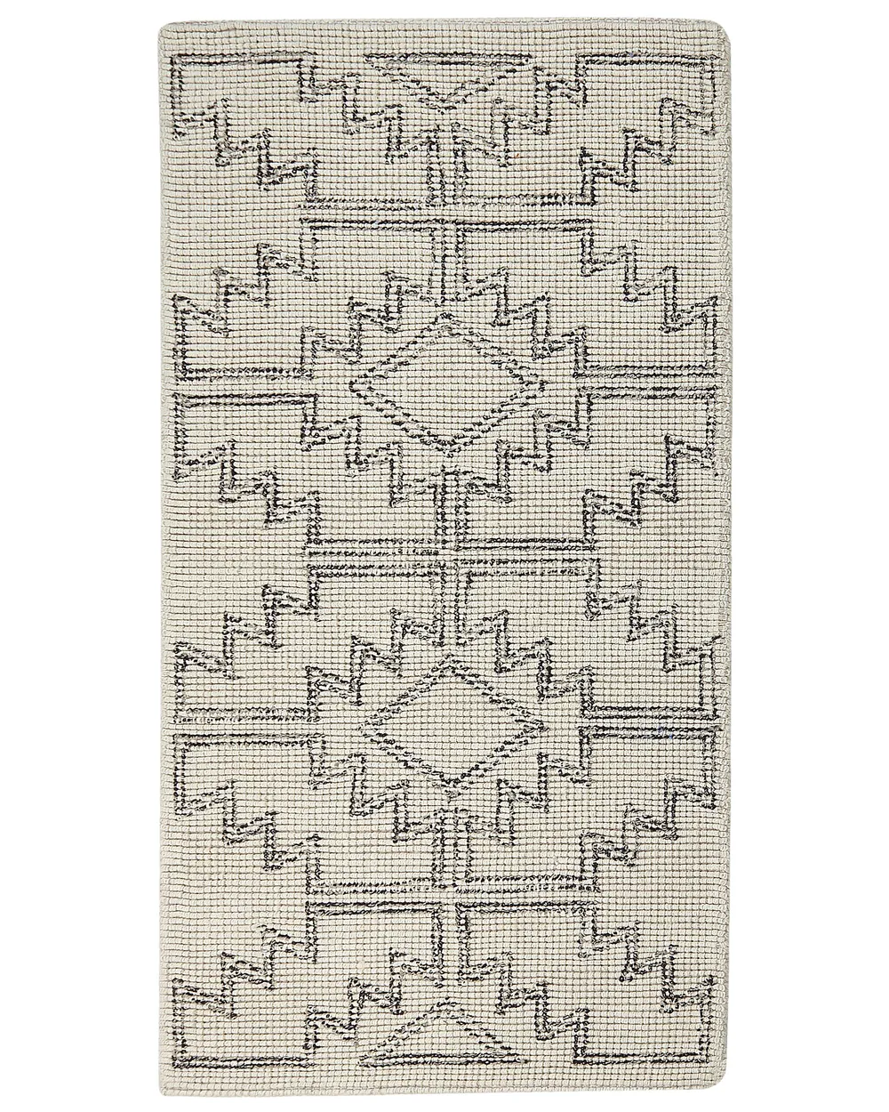 Teppich URLA Beige 80 x 150 cm Wolle_848784