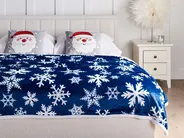 Kuscheldecke ANISE 150 x 200 cm Dunkelblau_946968