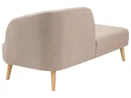 Rechtsseitige Chaiselongue TANLAY Stoff Hellbraun_948442