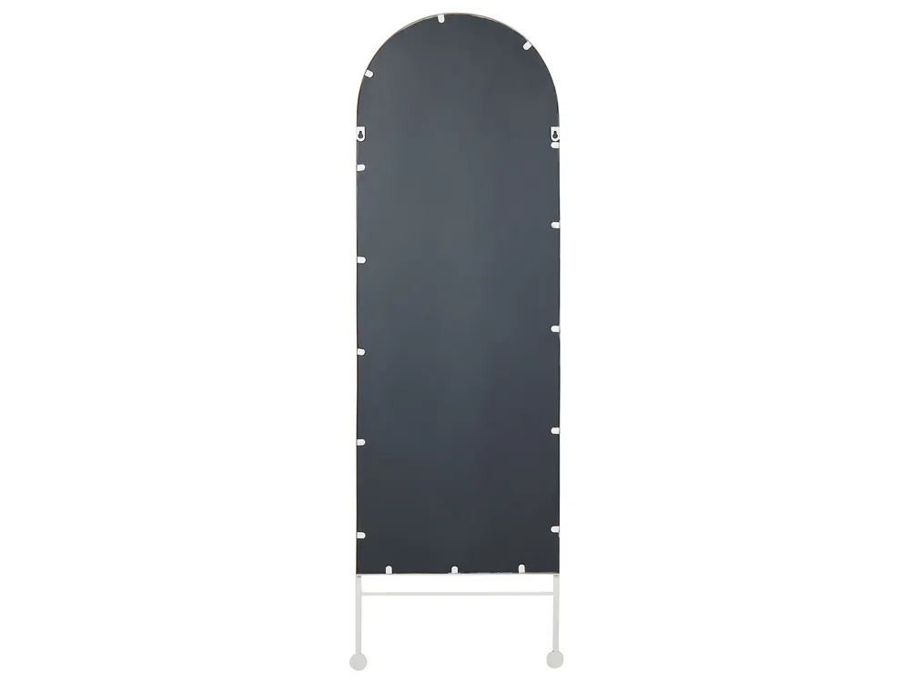 Wandspiegel JARNAGES 45 cm 145 cm Metall Weiß_900653