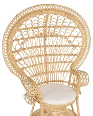 Pfauenstuhl EMMANUELLE Rattan Naturfarben_793354