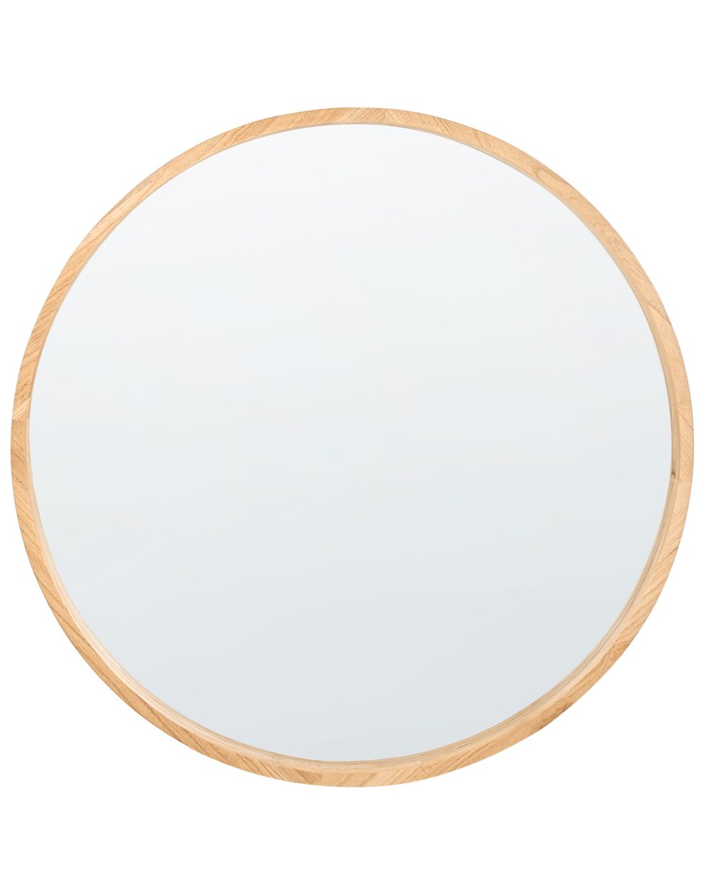 Wall Mirror CAZALIS 80 cm 80 cm Paulownia Wood Light Brown
