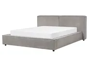 Wasserbett Stoff LINARDS 160 x 200 cm Grau_980460
