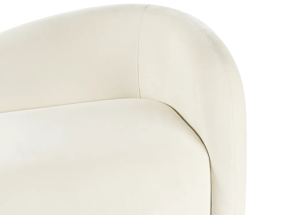 Sofa 3 Seater VELTADA Velvet Off-White_943106