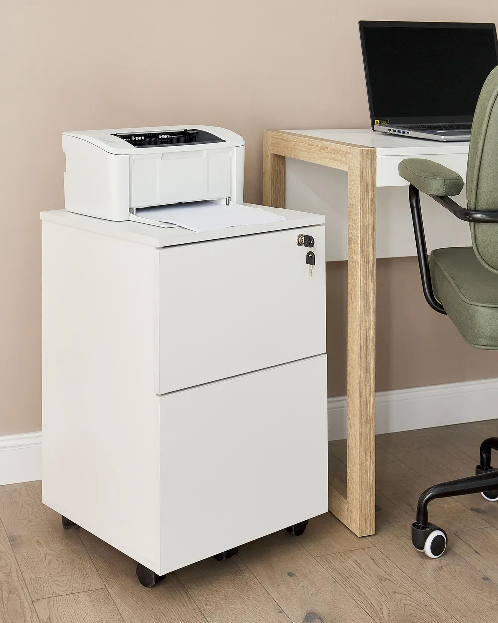 Büroschrank JOHNSON Weiß