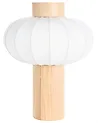 Tischlampe ABENS Holz Hellbraun