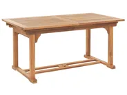 Garden Dining Set 6 Seater JAVA PREMIUM Acacia Wood Blue_1070829