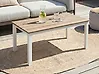 Garden Dining Table MESSINA 100 cm 52 cm White