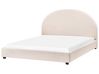 Wasserbett Stoff VAUCLUSE 160 x 200 cm Hellbeige
