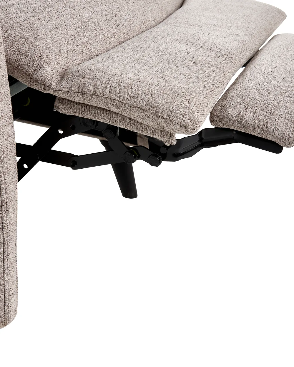 Recliner Chair SELVIK with Footrest Fabric Beige_956162