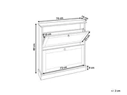 Shoe Storage Cabinet CHELAN White_916373