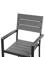 Gartenstuhl 6er Set COMO Grau_741484