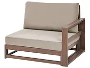 2 Seater TIMOR Wood Dark Brown_856746