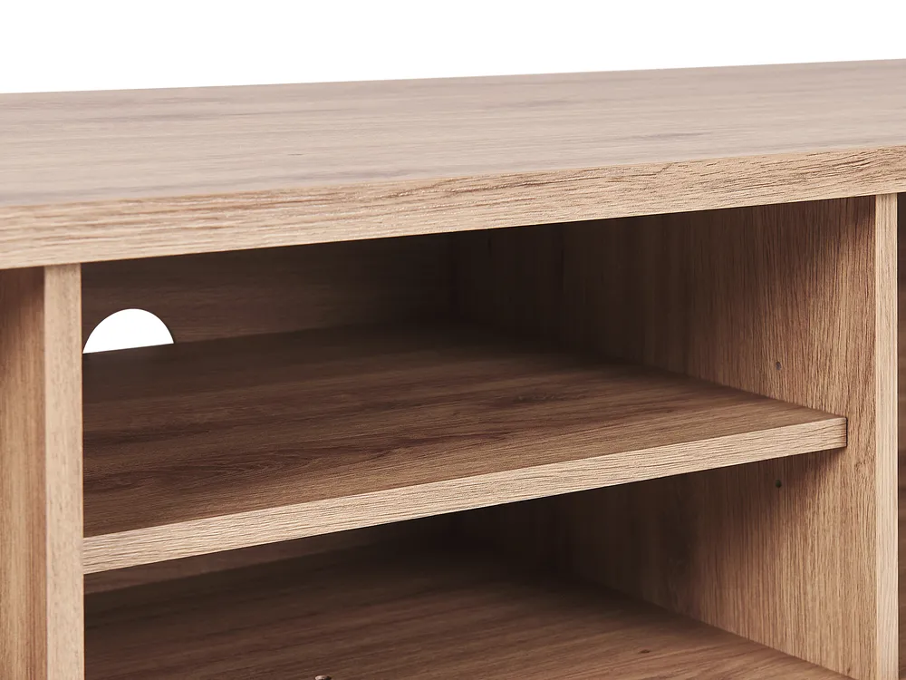 TV Stand PRESCOT Light Brown_810130
