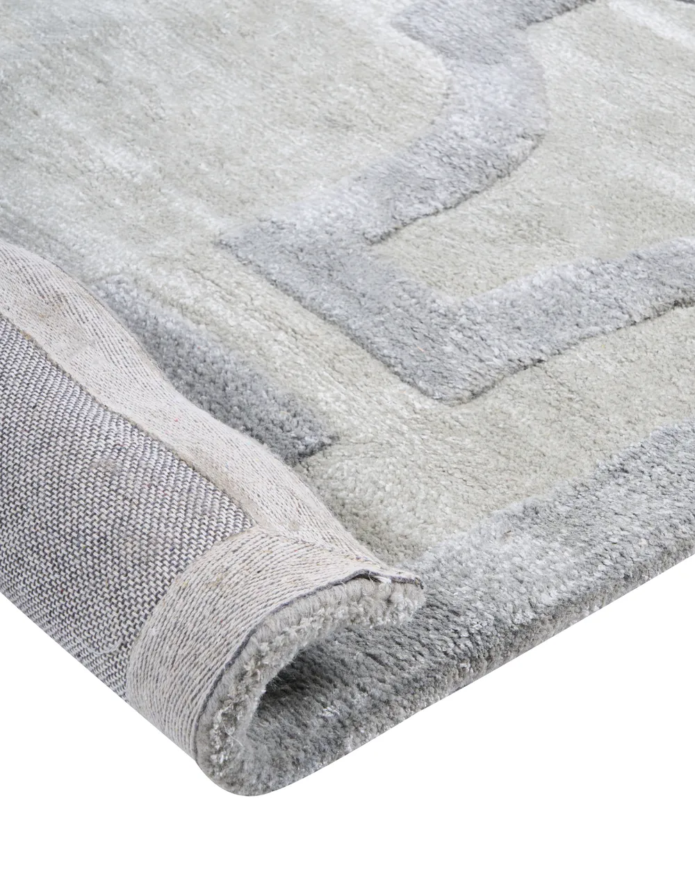 Rug GWANI Beige 160 x 230 cm Viscose_904754