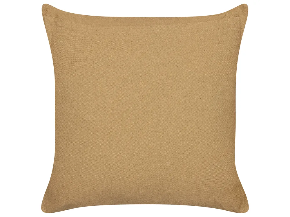 Dekokissen 2er Set BANYAN 45 x 45 cm Baumwolle Beige Geometrisches Muster_838771