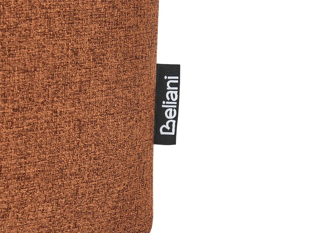 Upholstered Storage Bench ITHACA Fabric Golden Brown_1057960