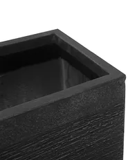 Blumenkübel PAROS 40 cm Schwarz_700918