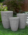 Blumenkübel CAMIA 43 cm Grau
