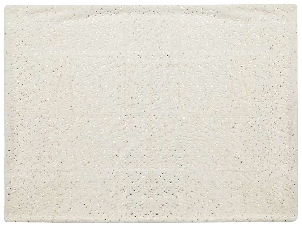 Kuscheldecke ALAZEYA 130 x 180 cm Cremeweiß_820203