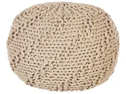 Pouffe PRIENE Cotton Beige_842523