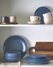 Set of 18 Dinnerware VIVANI Stoneware Blue_1041922