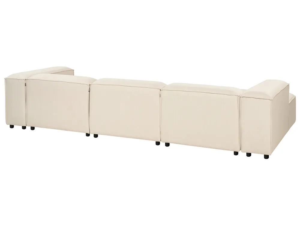 Modul Ecksofa 4-Sitzer ARDAL Stoff Beige rechtsseitig_947919