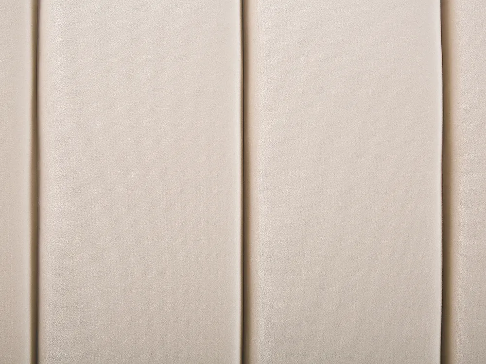 Krevet Samet MARVILLE 140 x 200 cm bež_835978