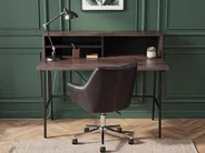 Schreibtisch HARISON 100 cm 53 cm Dunkelbraun_772725