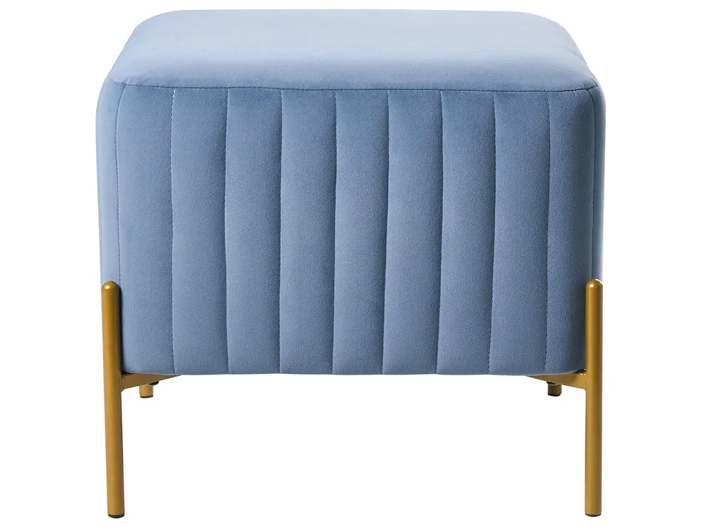 Hocker UTAH Samtstoff Blau_1046988