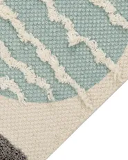 Kinderteppich BLANG Beige 80 x 150 cm Baumwolle_864133