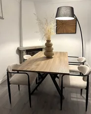 Ausziehbarer Esstisch ANSELL Hellbraun 160/200 cm 90 cm_1017534