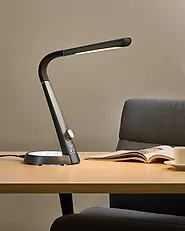 LED Schreibtischlampe CANOPUS mit USB-Anschluss Schwarz_1174302