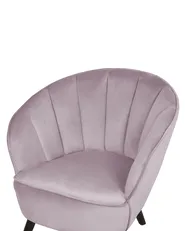 Sessel DALA Samtstoff Rosa_716816