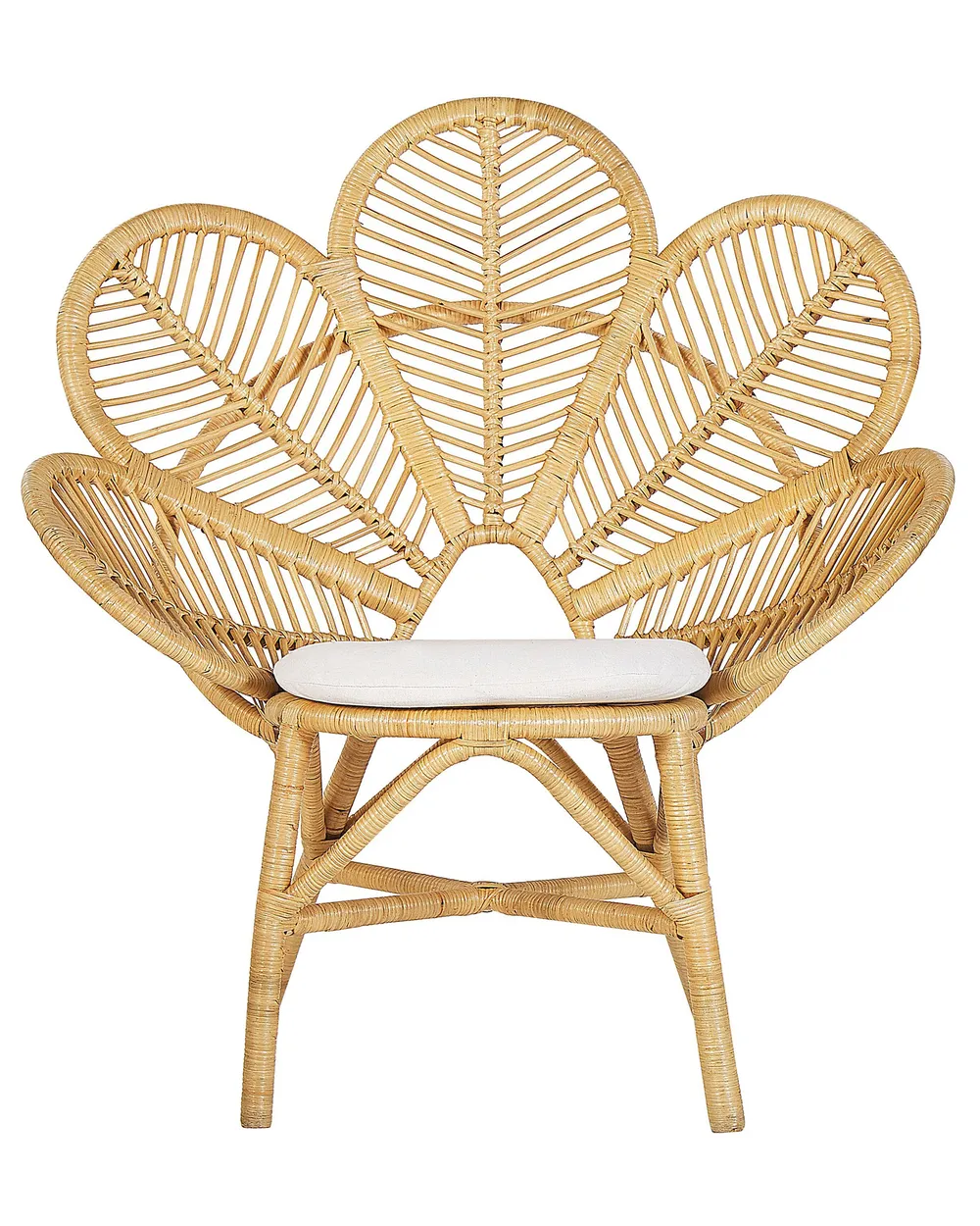 Pfauenstuhl FLORENTINE Rattan Naturfarben_793673