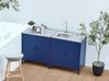 Outdoor-Küchenschrank mit Spüle VILAMA Blau