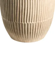 Blumenkübel POROS 36 cm Hellbeige_1032382