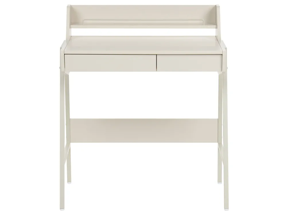 Schreibtisch mit Regalaufsatz BROXTON 77 cm 46 cm Hellbeige_1102714