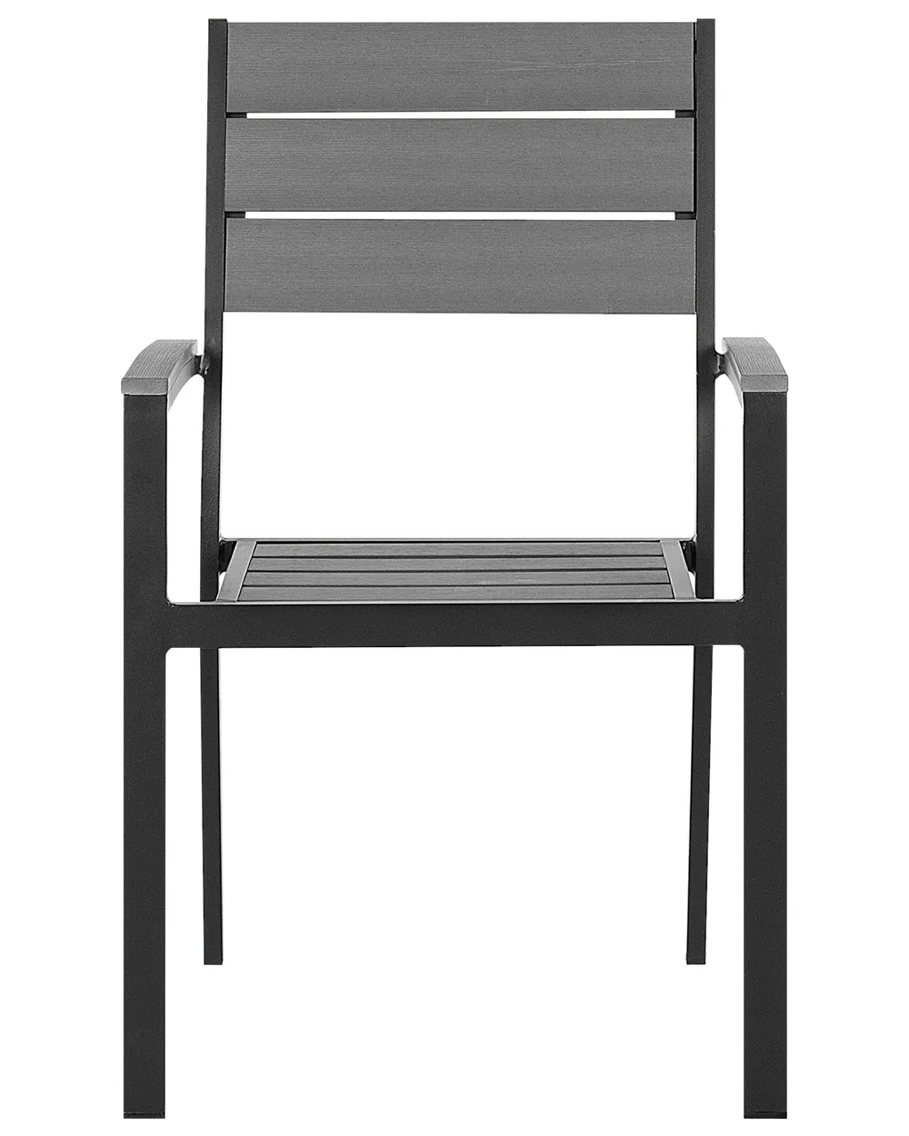 Gartenstuhl 4er Set PRATO Grau_741529