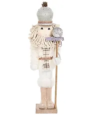 Set od 2 dekorativne figurice ALANIEMI 52/79 cm Orašar bež_1156635
