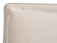 Bett mit Stauraum BAJONNA Samtstoff Beige 180 x 200 cm_871333